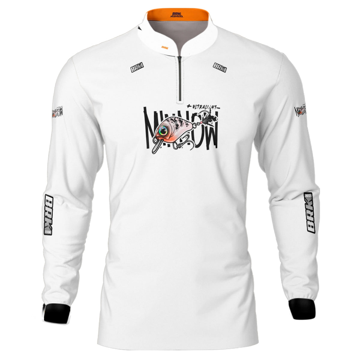 Camisa de Pesca Brk Isca Lure Ultra Light Minnow com UV50+ - Brk Fishing