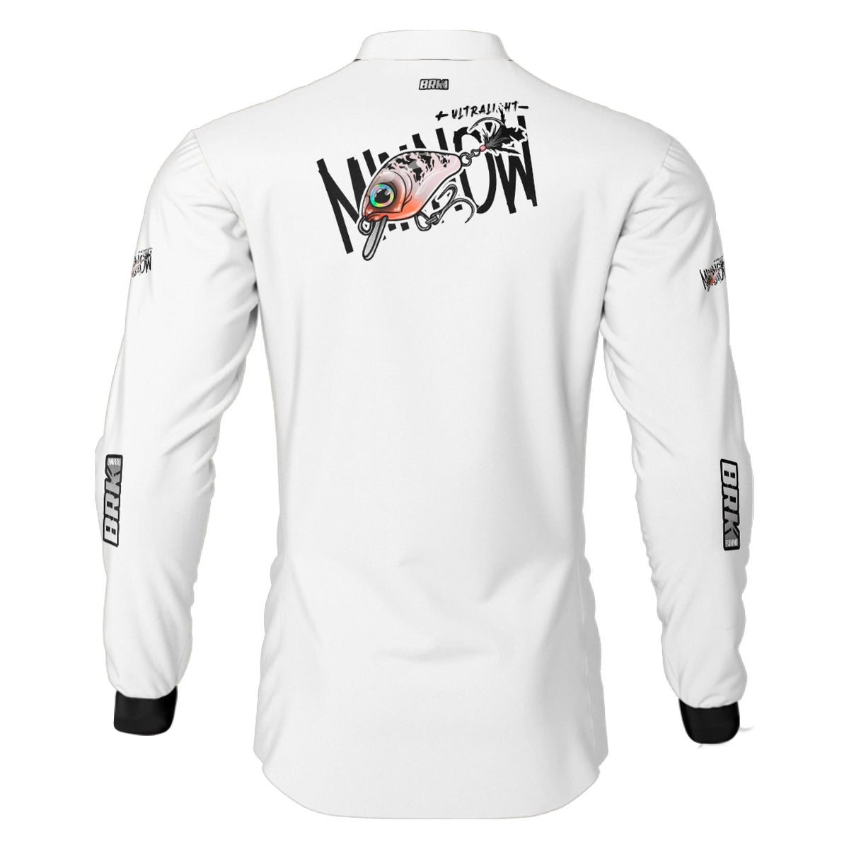 Camisa de Pesca Brk Isca Lure Ultra Light Minnow com UV50+ - Brk Fishing