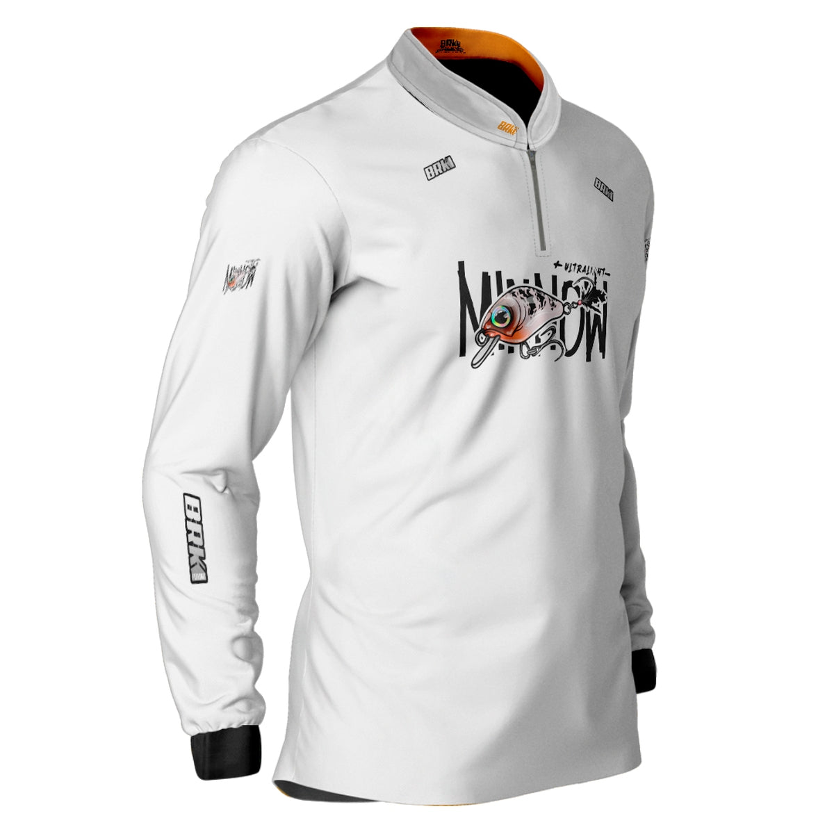 Camisa de Pesca Brk Isca Lure Ultra Light Minnow com UV50+ - Brk Fishing