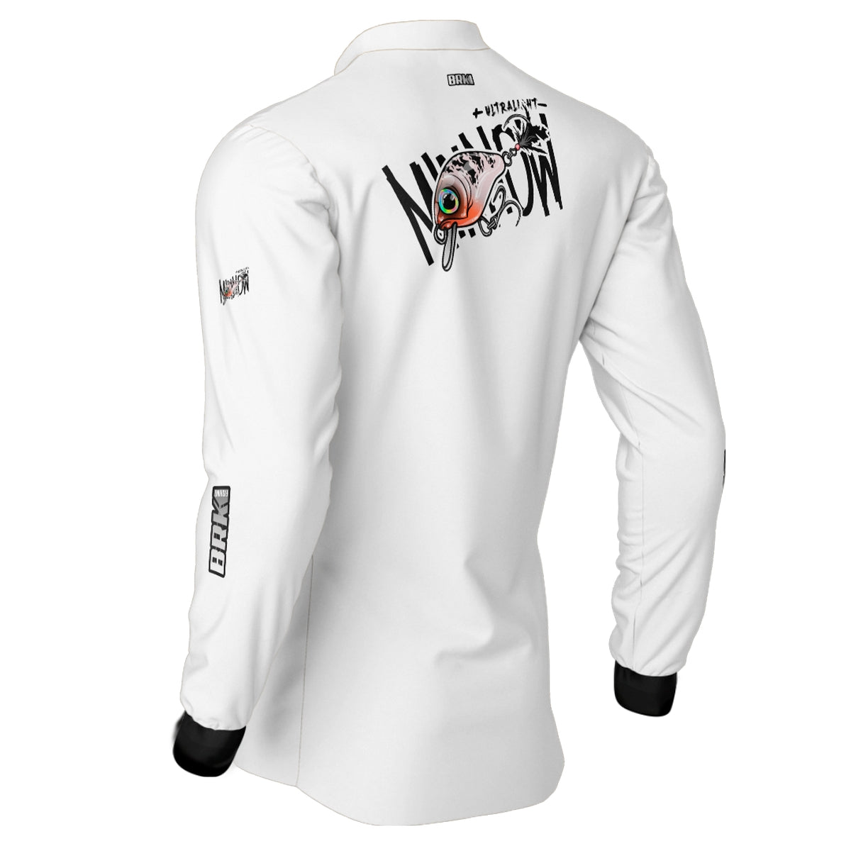 Camisa de Pesca Brk Isca Lure Ultra Light Minnow com UV50+ - Brk Fishing