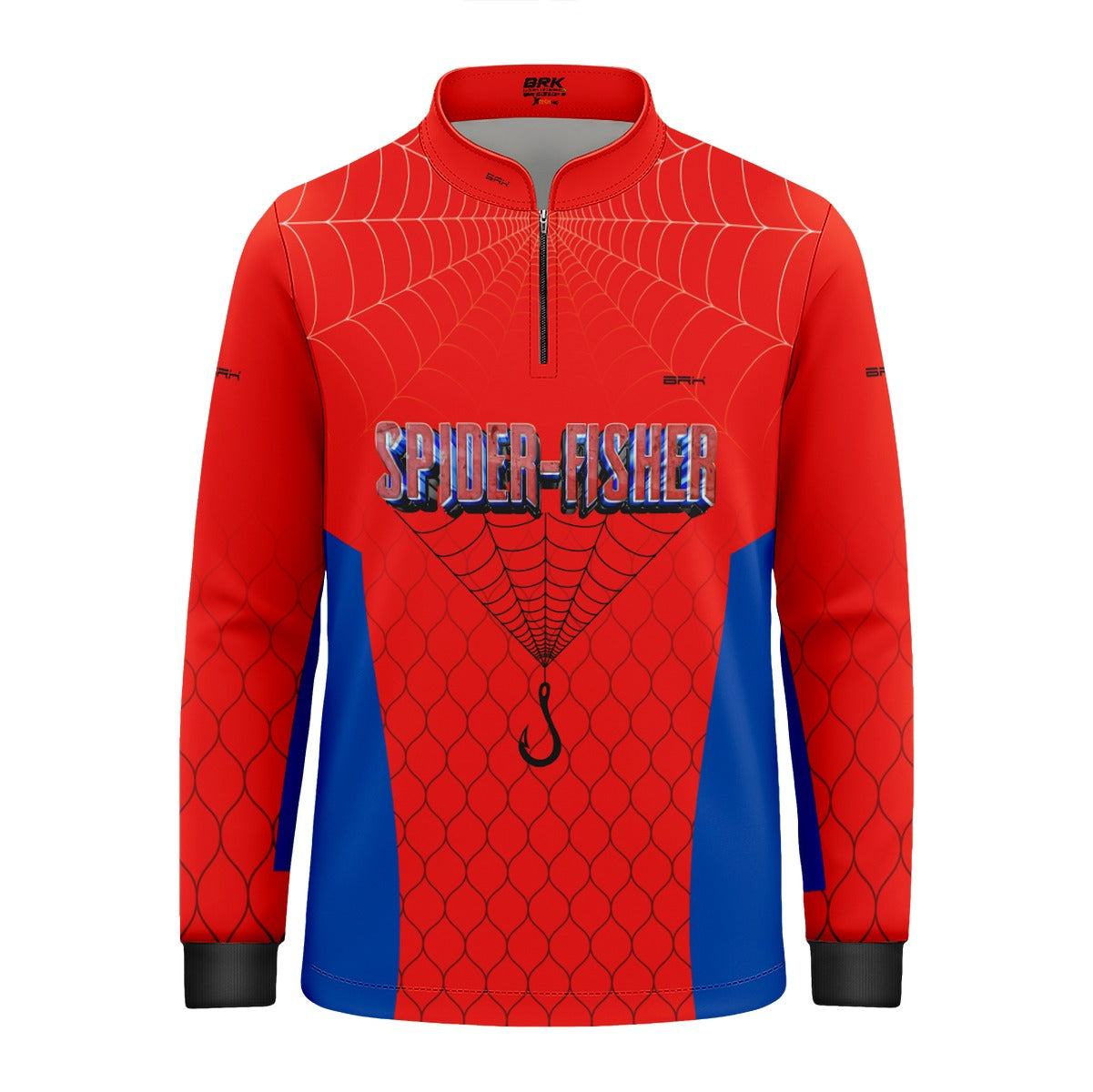 Camisa de Pesca Infantil Brk Spider Fisher com UV50 + - Brk Fishing