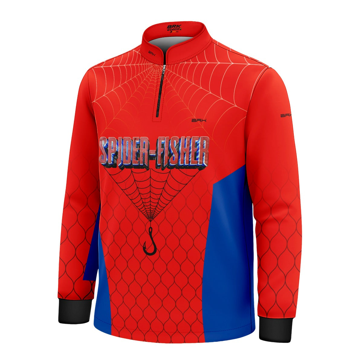 Camisa de Pesca Infantil Brk Spider Fisher com UV50 + - Brk Fishing
