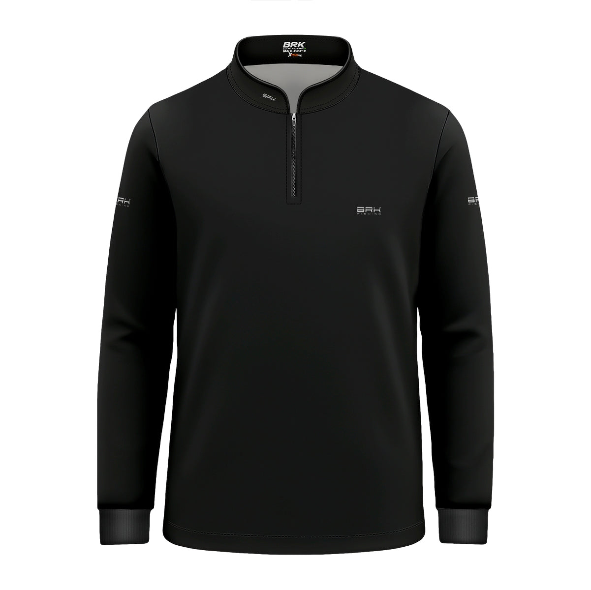 Camisa de Pesca Infantil Brk Preta com UV50 + - Brk Fishing