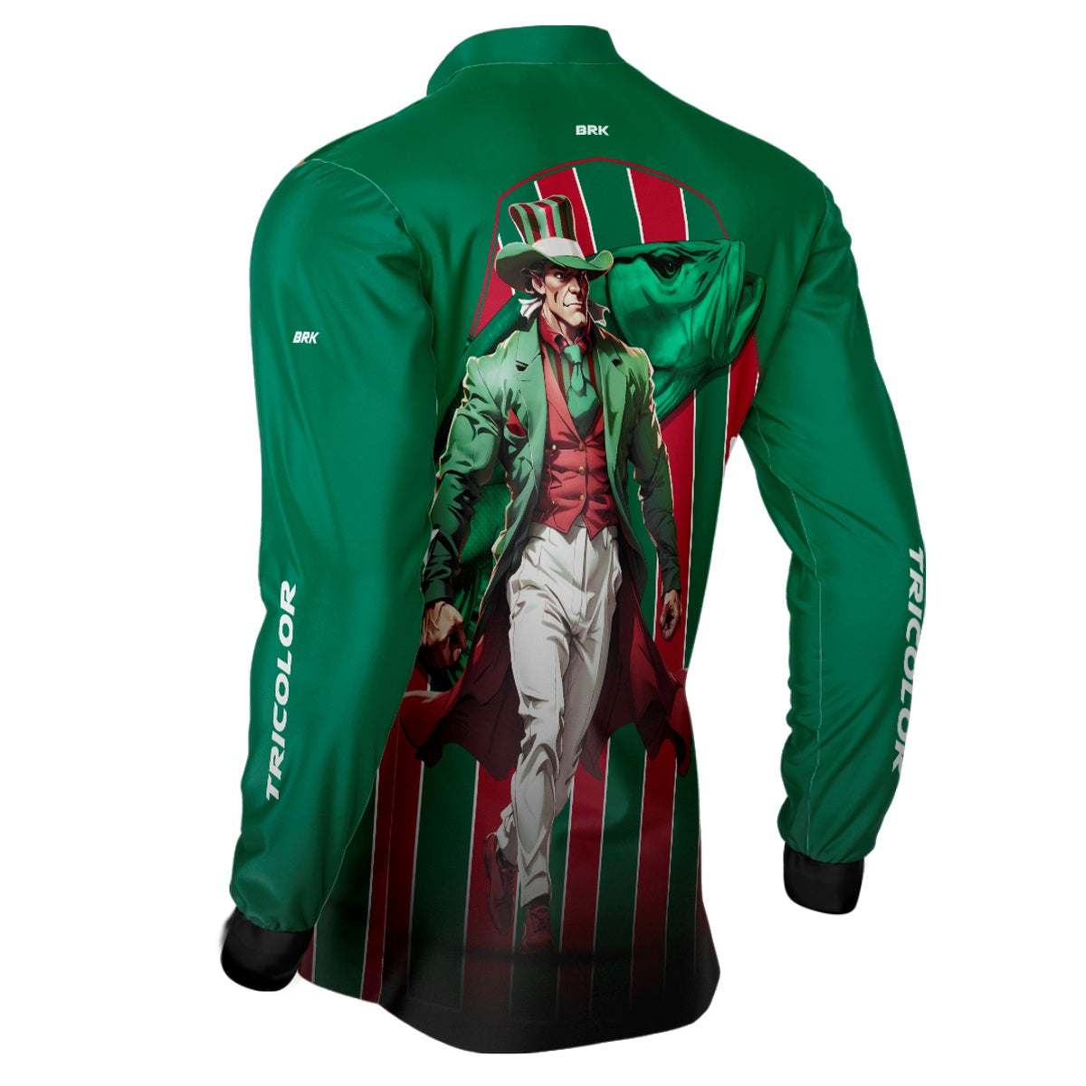 Camisa de Pesca Brk Fluzão Tricolor Carioca com UV50+ - Brk Fishing