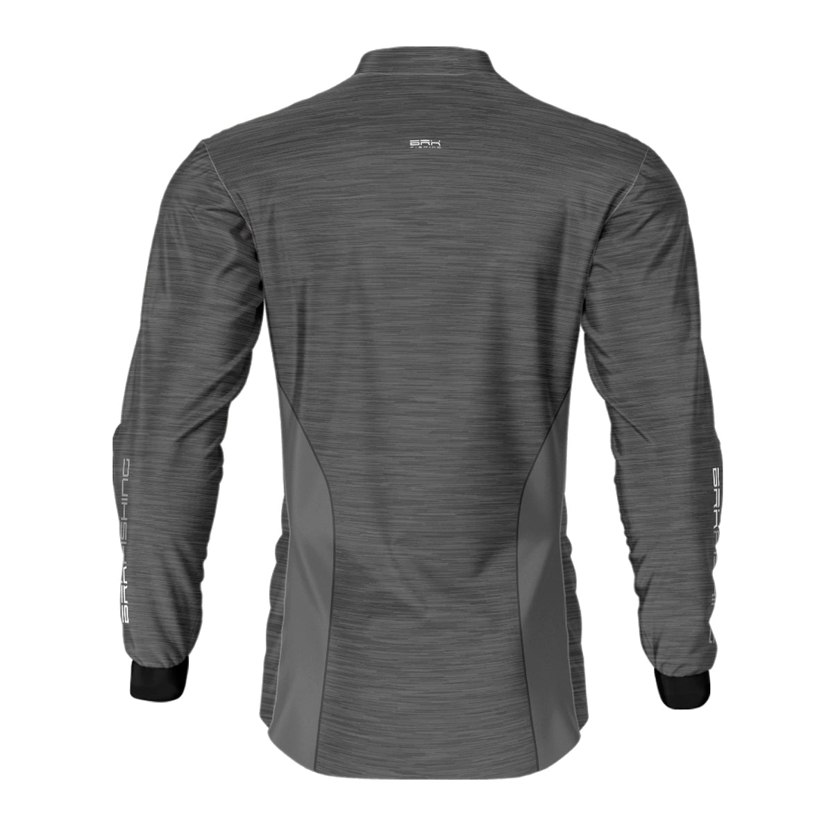 Camisa de Pesca Brk Fishing Cinza Mesclado com UV50+ - Brk Fishing
