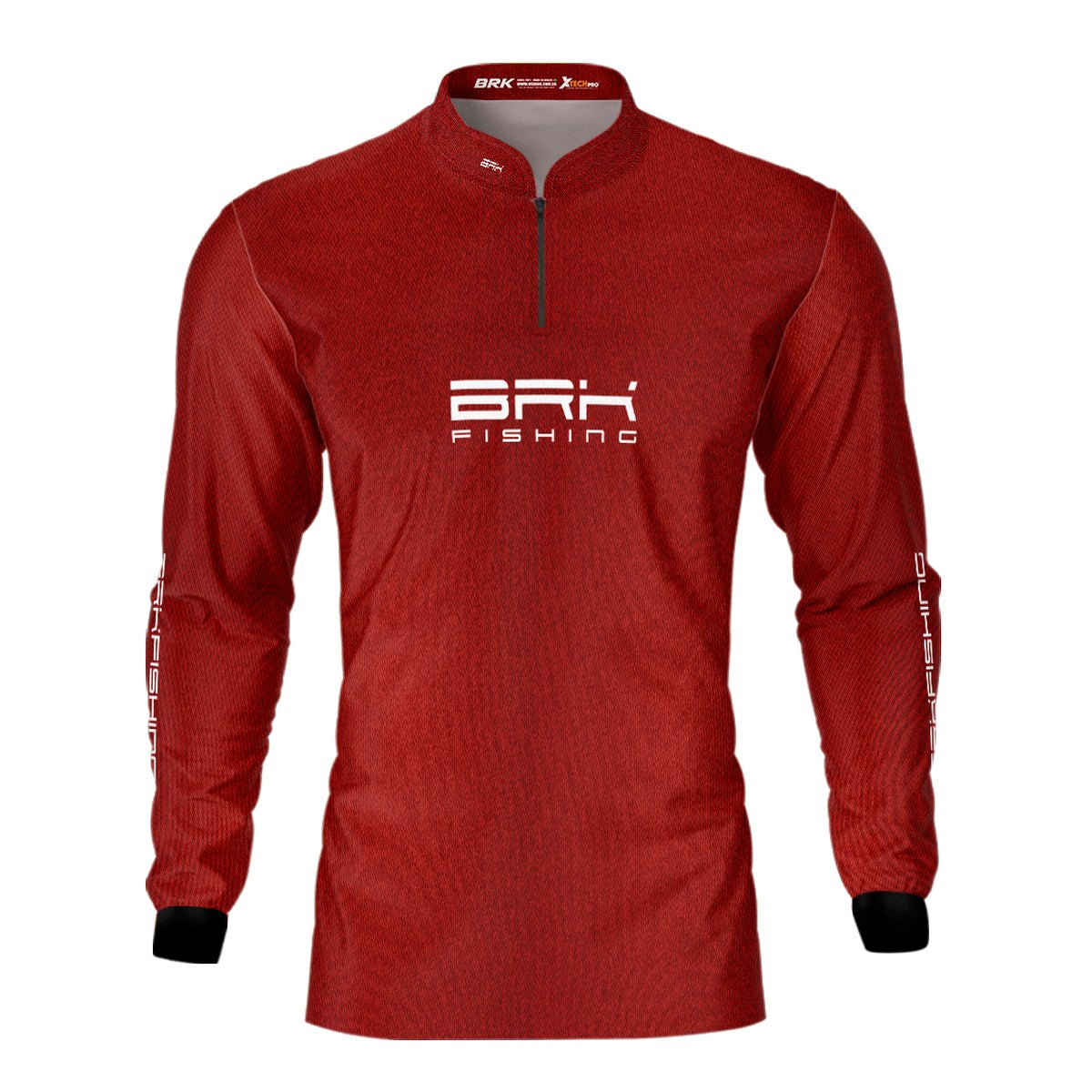 Camisa de Pesca Brk Select Pursuit Jeansfit Red com UV50+ - Brk Fishing