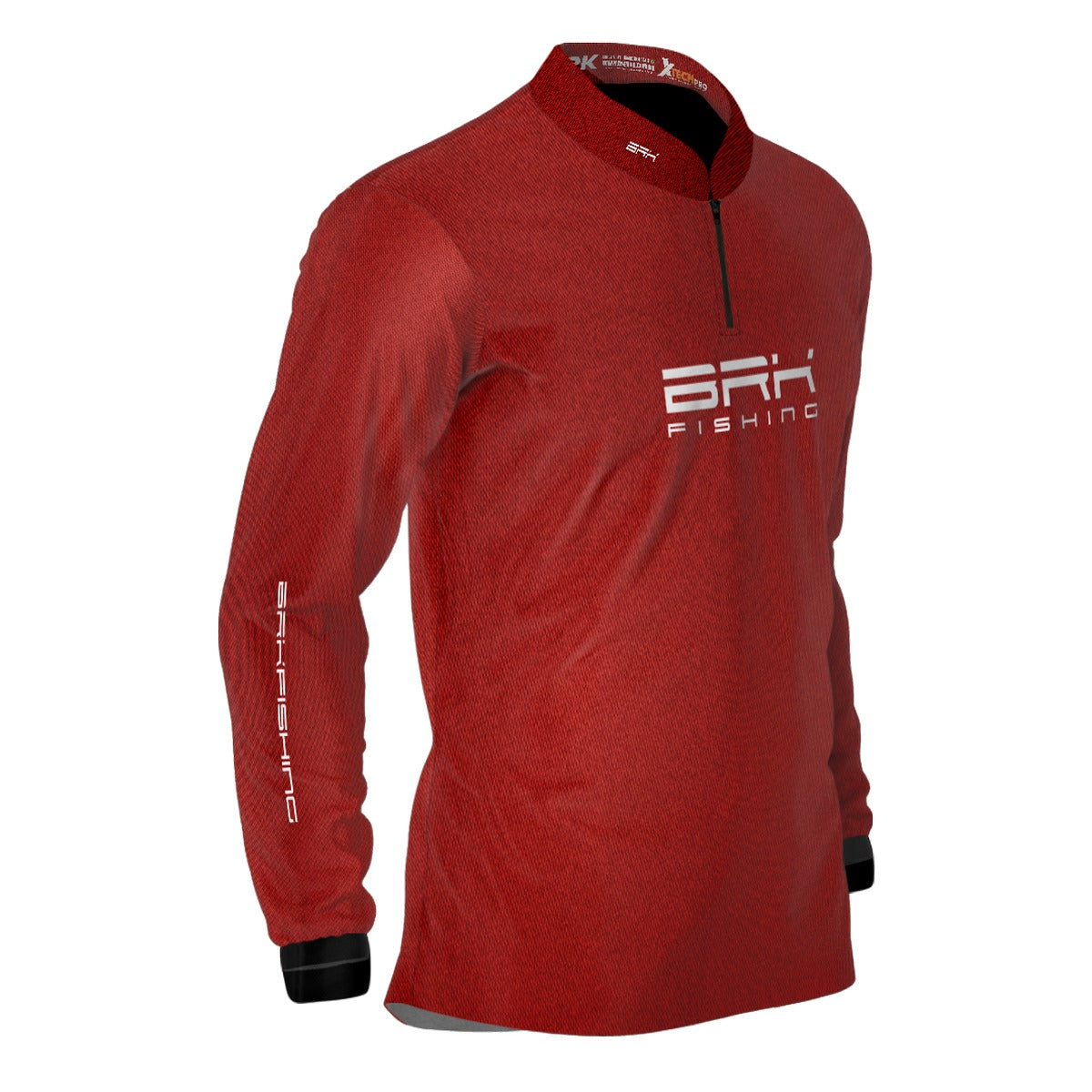 Camisa de Pesca Brk Select Pursuit Jeansfit Red com UV50+ - Brk Fishing