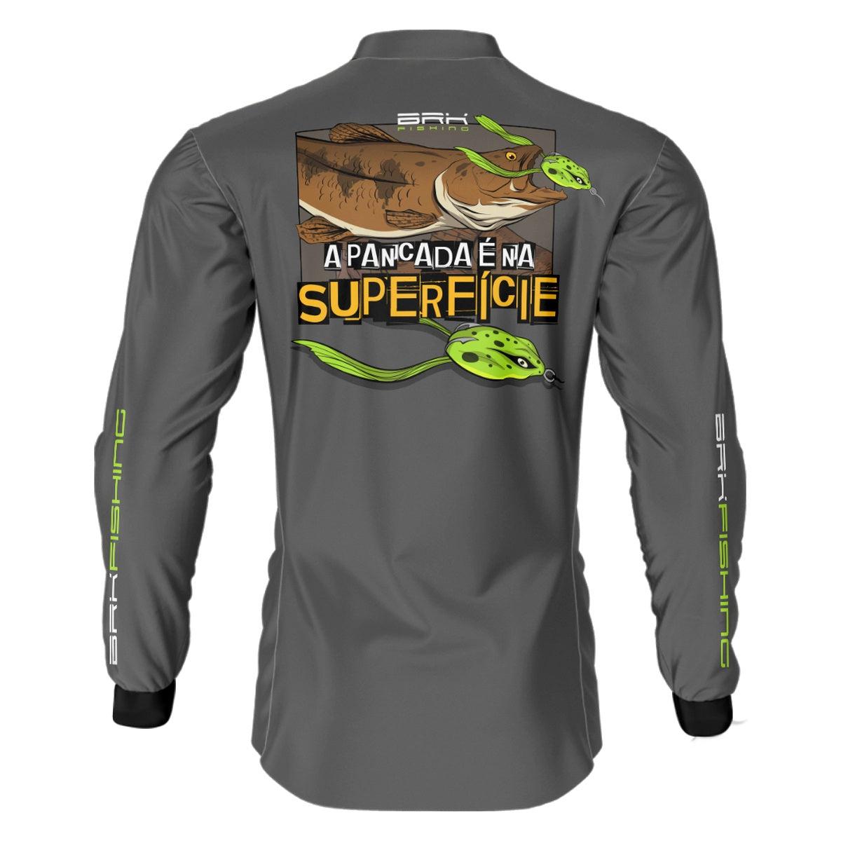 Camisa de Pesca Brk A Pancada é na Superfície com UV50+ - Brk Fishing