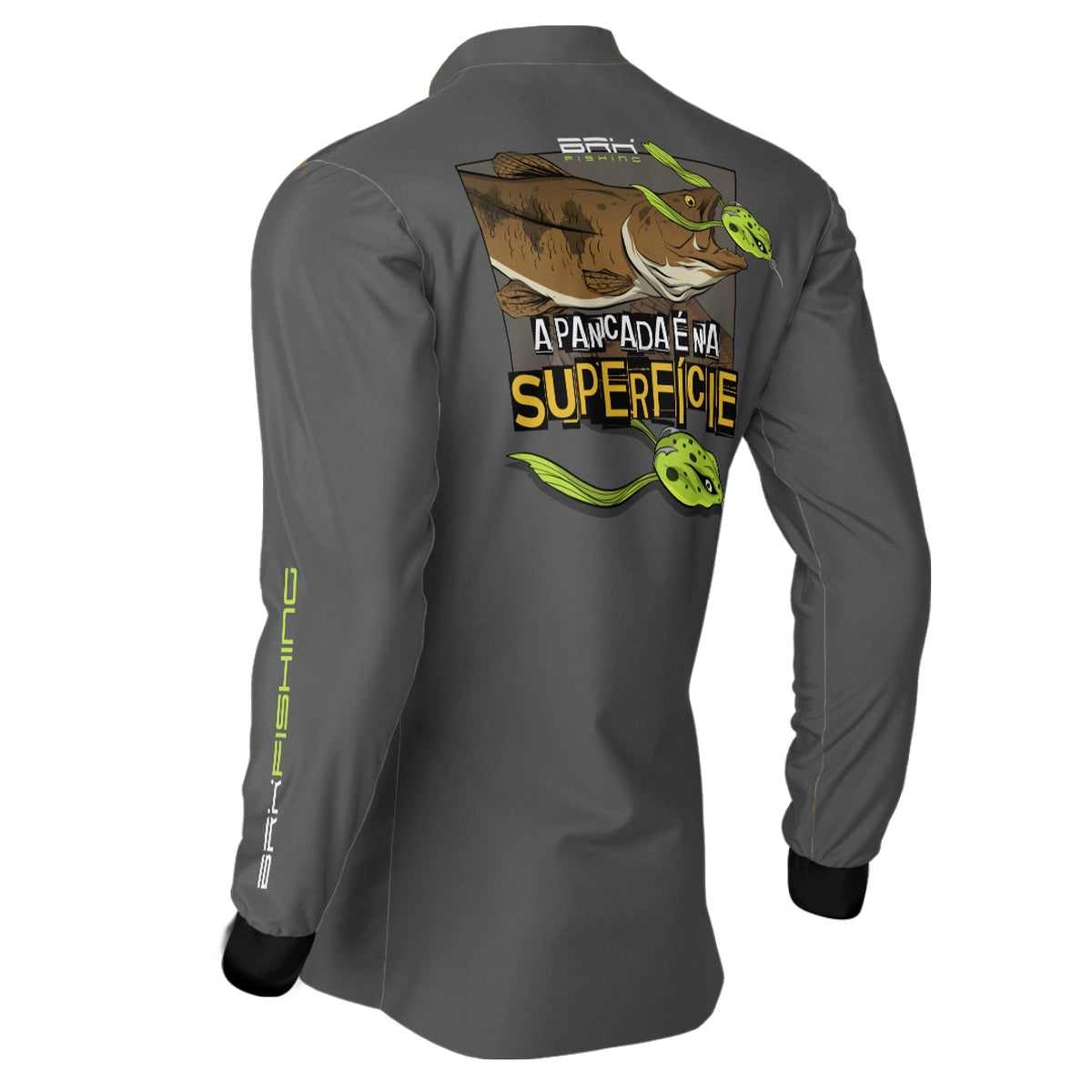 Camisa de Pesca Brk A Pancada é na Superfície com UV50+ - Brk Fishing