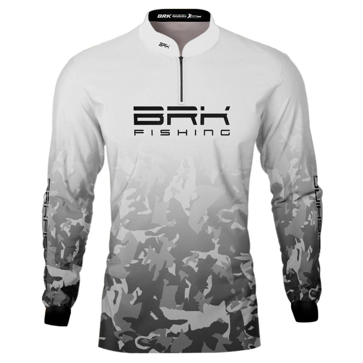 Camisa de Pesca Branca Brk Em Busca da Prateada com UV50+ - Brk Fishing