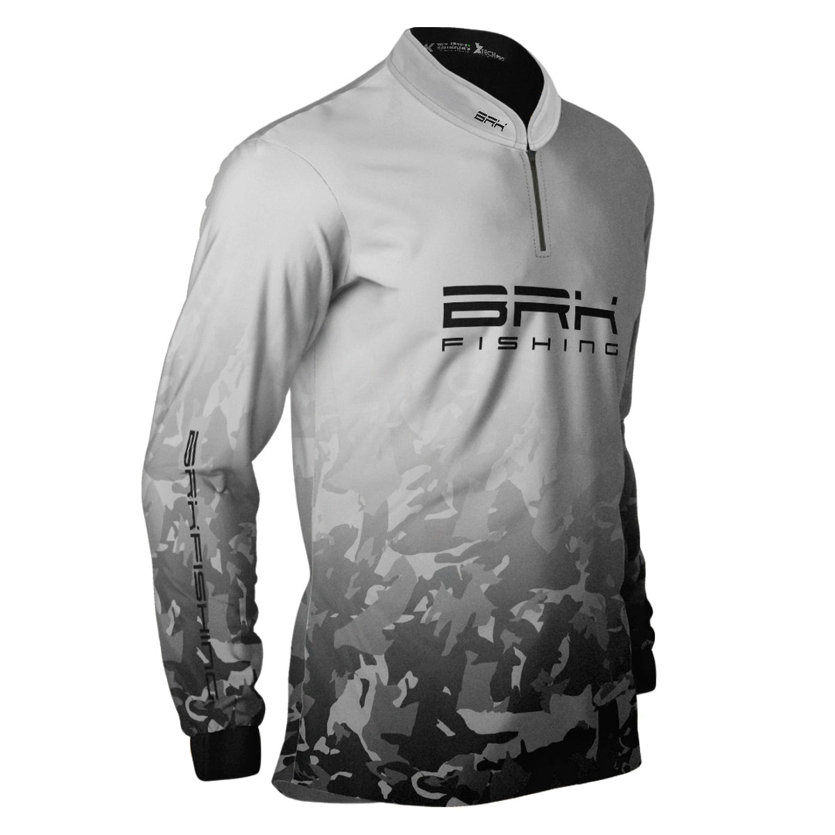 Camisa de Pesca Branca Brk Em Busca da Prateada com UV50+ - Brk Fishing