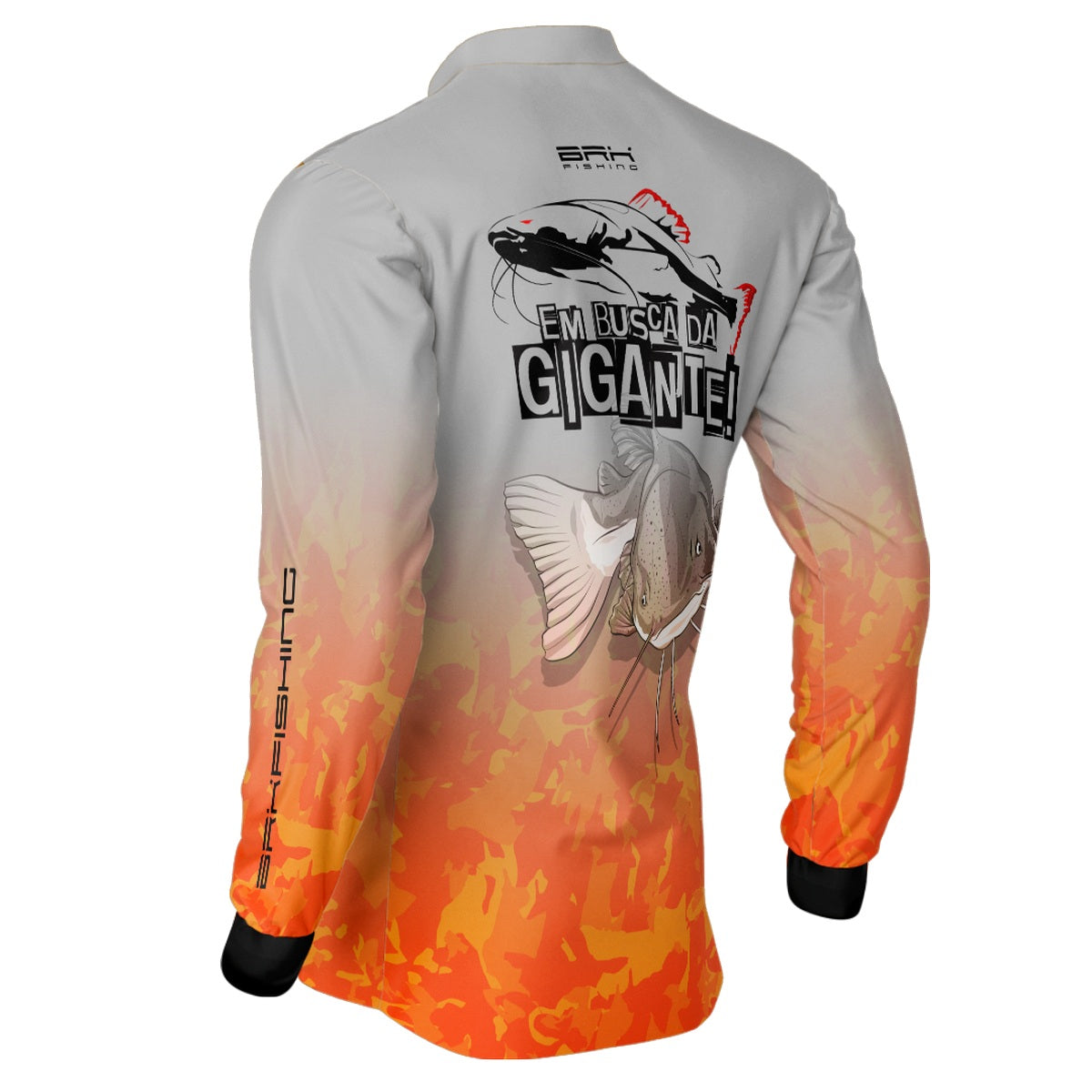 Camisa de Pesca Brk Em Busca da Gigante Pirarara com UV50+ - Brk Fishing