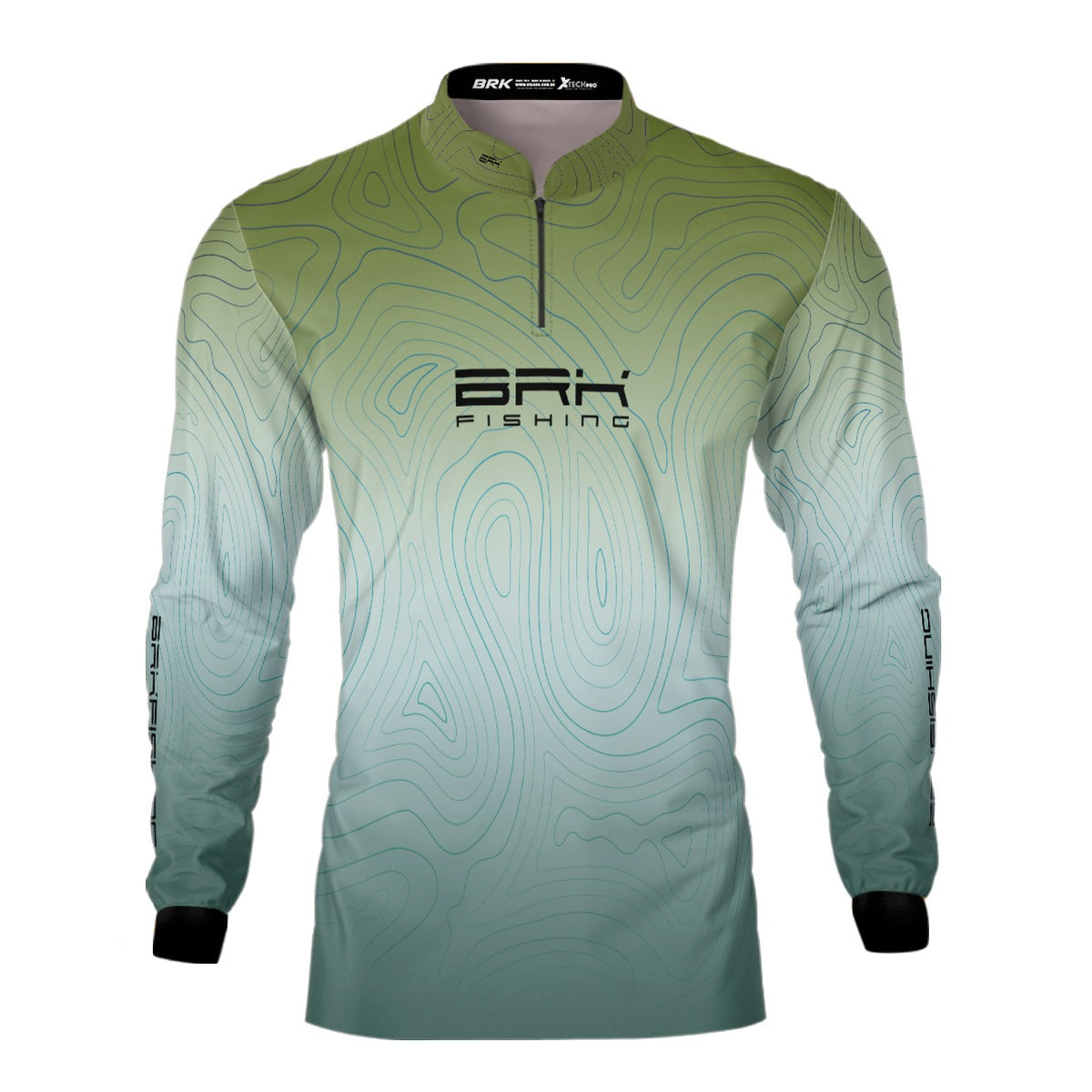 Camisa de Pesca Brk Verde River com Proteção UV50+ - Brk Fishing