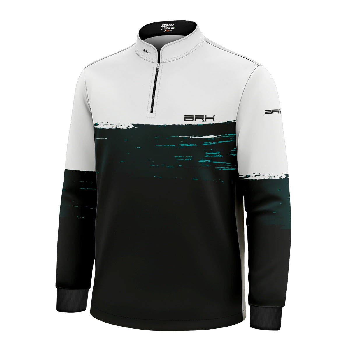 Camisa de Pesca Infantil Brk Grunge White com UV 50+ - Brk Fishing