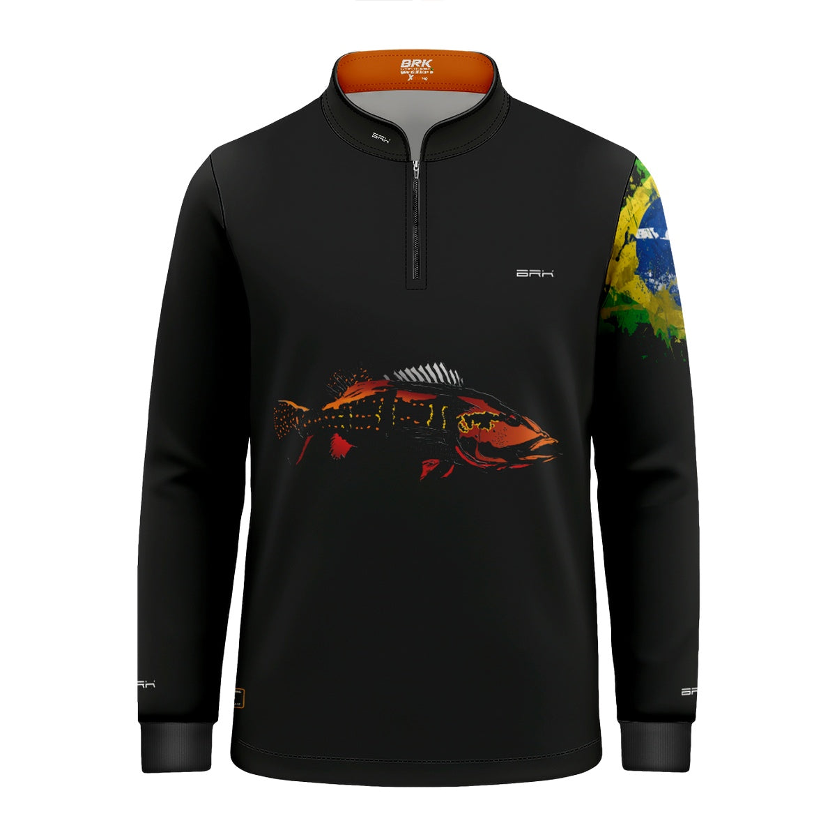 Camisa de Pesca Infantil Brk Tucunaré Açu Amazon com Proteção UV50+ - Brk Fishing