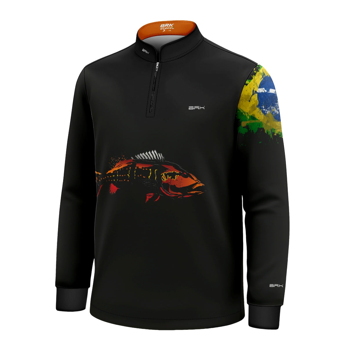 Camisa de Pesca Infantil Brk Tucunaré Açu Amazon com Proteção UV50+ - Brk Fishing