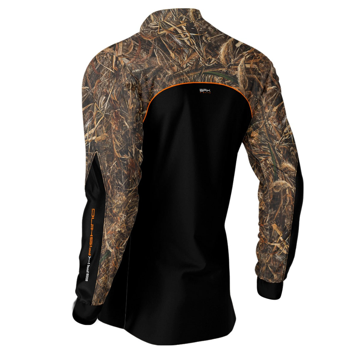 Camisa de Pesca Brk Preta Real Tree com Proteção UV50+ - Brk Fishing