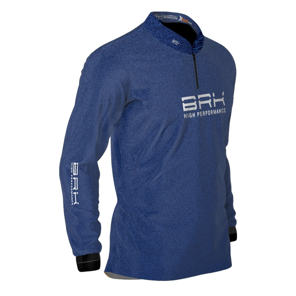 Camisa de Pesca Brk Select Pursuit Jeansfit Azul com UV50+ - Brk Fishing