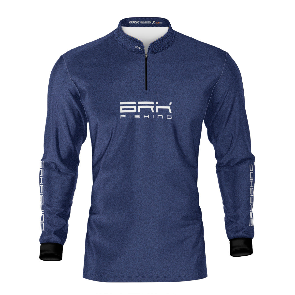 Camisa de Pesca Brk Select Pursuit Jeansfit Blue com UV50+ - Brk Fishing
