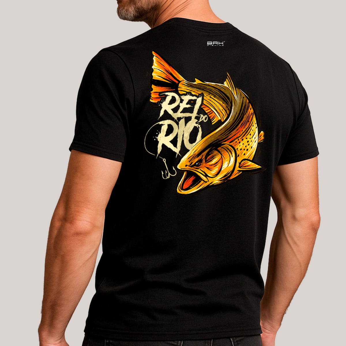 Camiseta de Pesca Brk Rei do Rio com Algodão Premium - Brk Fishing