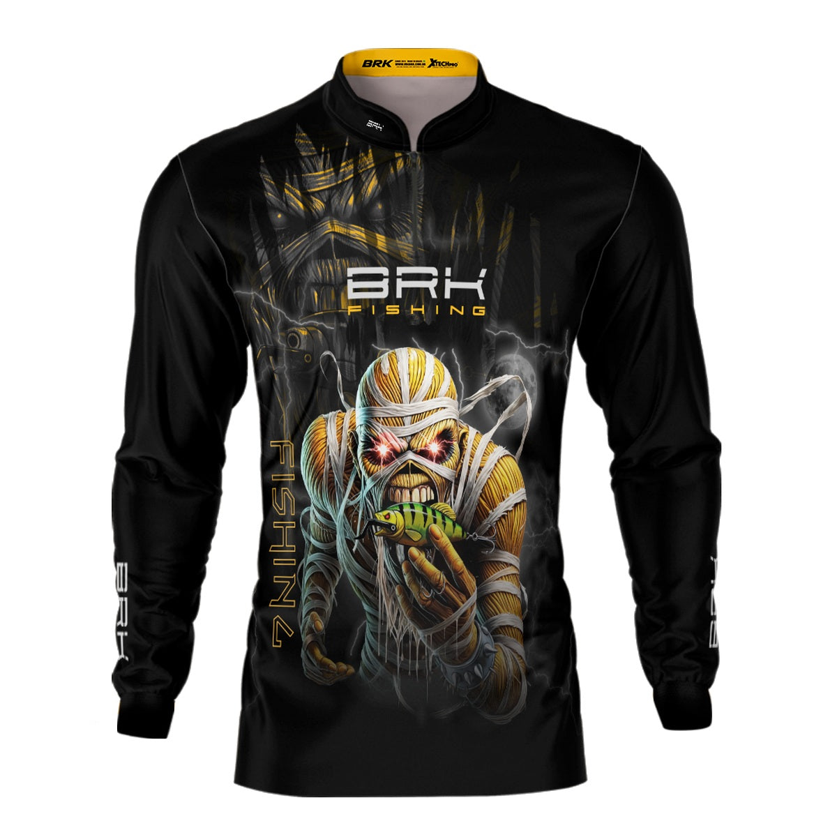 Camisa de Pesca Brk Eddie Iron Maiden com Proteção Solar UV50+ - Brk Fishing