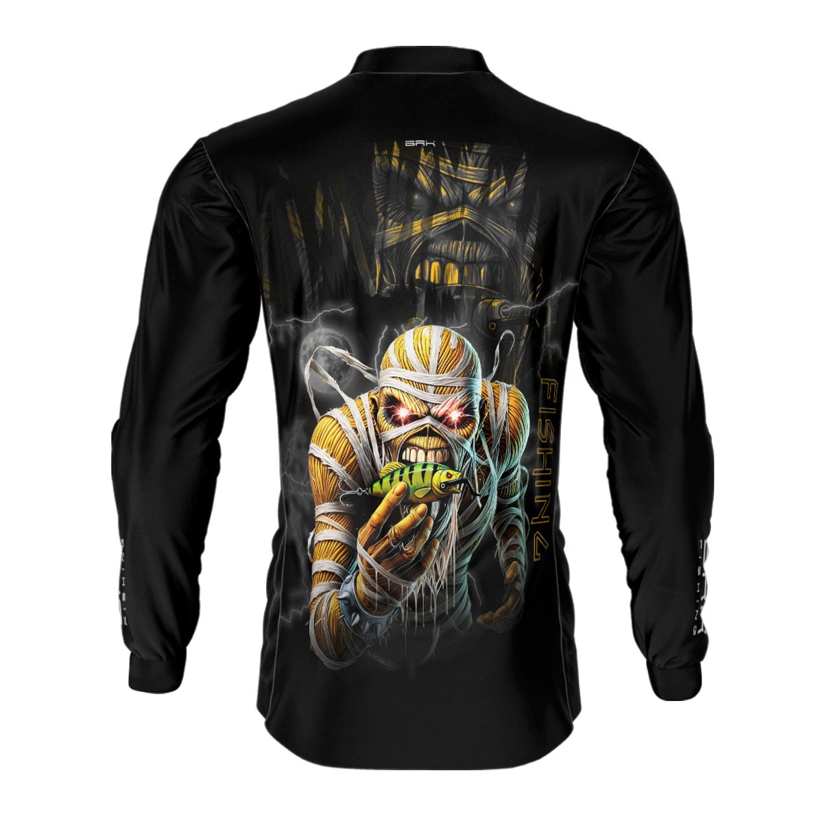 Camisa de Pesca Brk Eddie Iron Maiden com Proteção Solar UV50+ - Brk Fishing