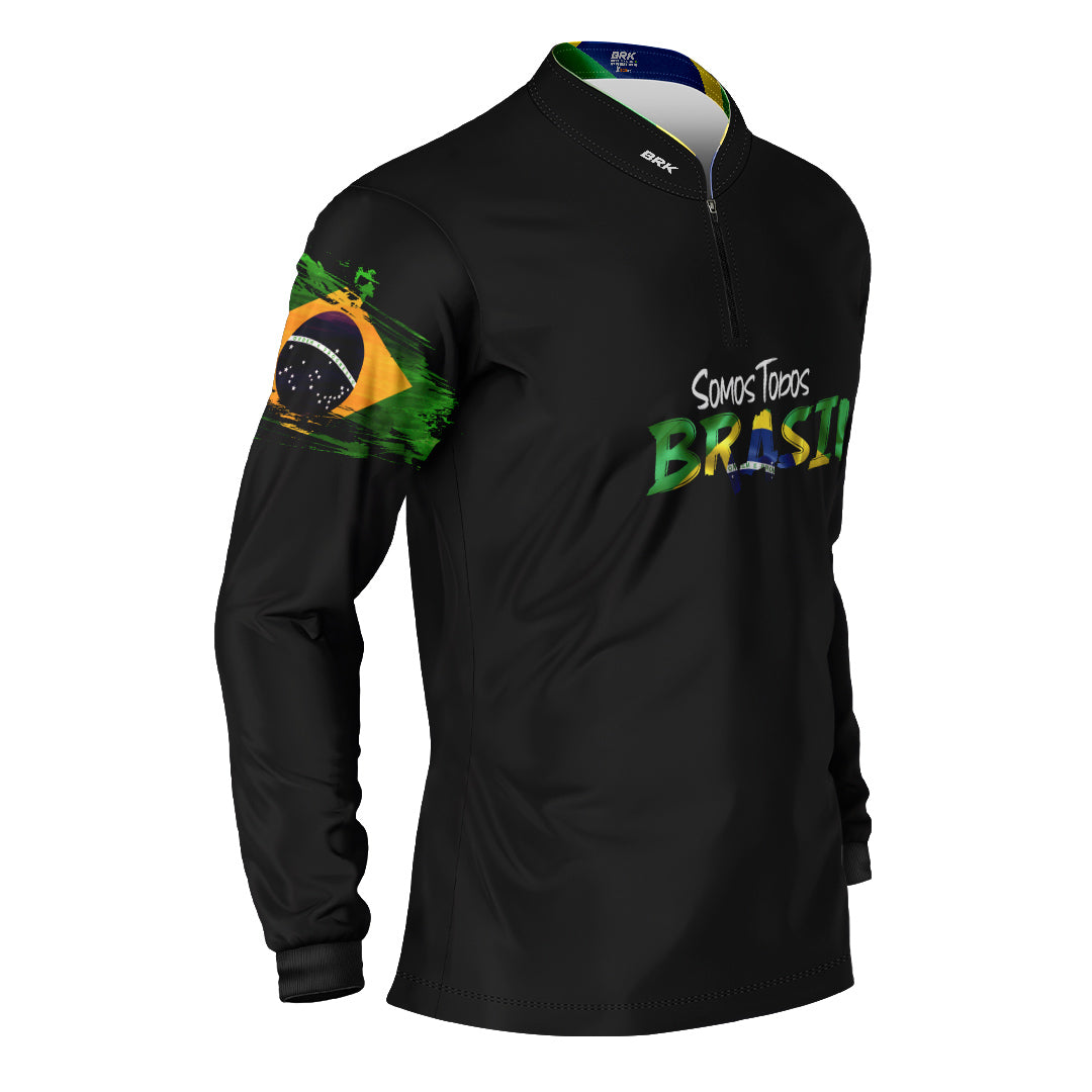 Camisa Agro Brk Patriota com Proteção Solar UV50+ - Brk Fishing