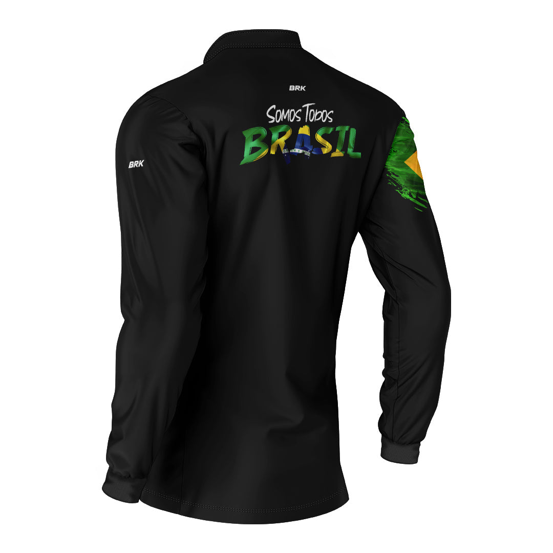 Camisa Agro Brk Patriota com Proteção Solar UV50+ - Brk Fishing