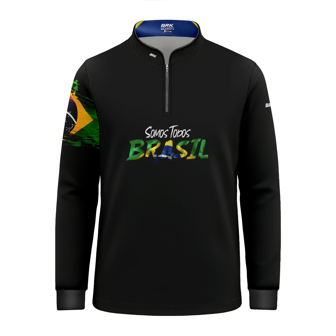 Camisa Agro Infantil Brk Patriota com Proteção Solar UV50+ - Brk Fishing