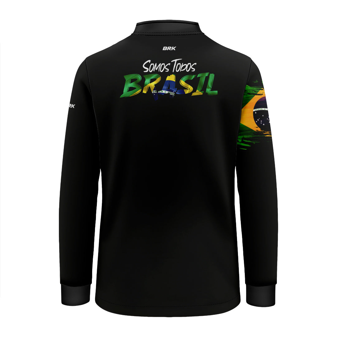 Camisa Agro Infantil Brk Patriota com Proteção Solar UV50+ - Brk Fishing