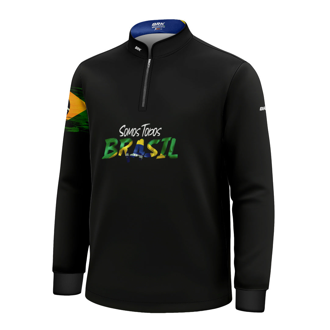 Camisa Agro Infantil Brk Patriota com Proteção Solar UV50+ - Brk Fishing