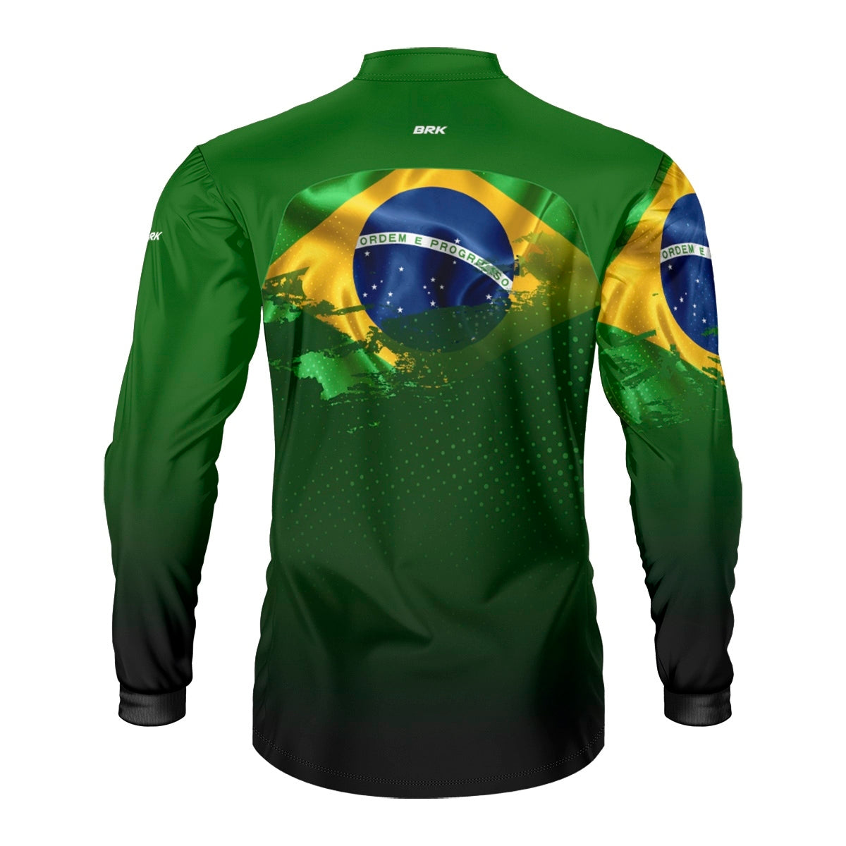 Camisa Agro Brk Independência Brasil Verde com Proteção Solar UV50+ - Brk Fishing