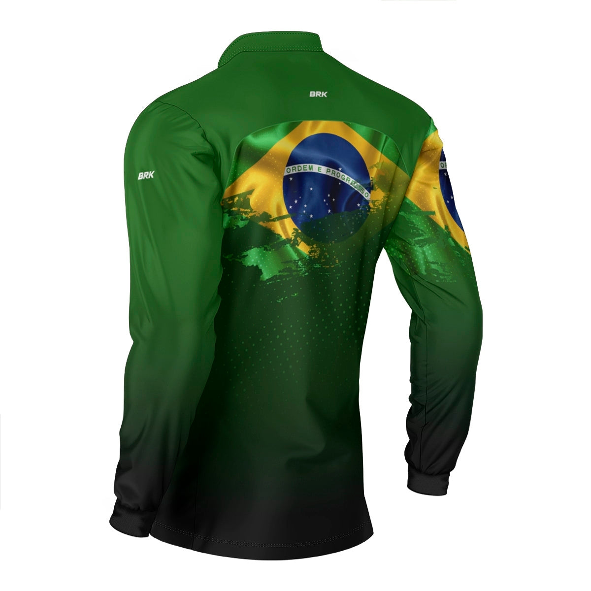 Camisa Agro Brk Independência Brasil Verde com Proteção Solar UV50+ - Brk Fishing