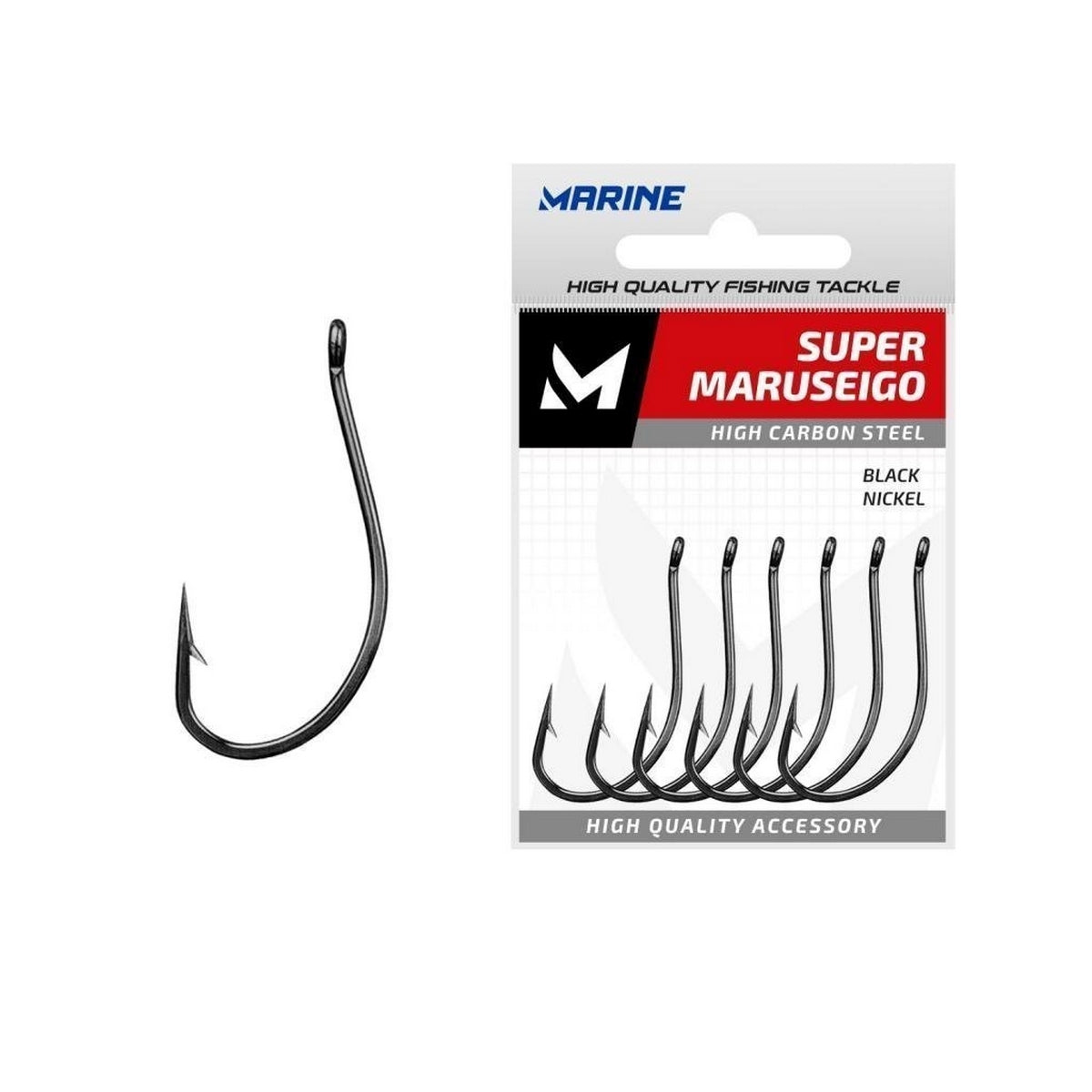 Anzol Super Maruseigo Marine Sports Black Nickel - Brk Fishing
