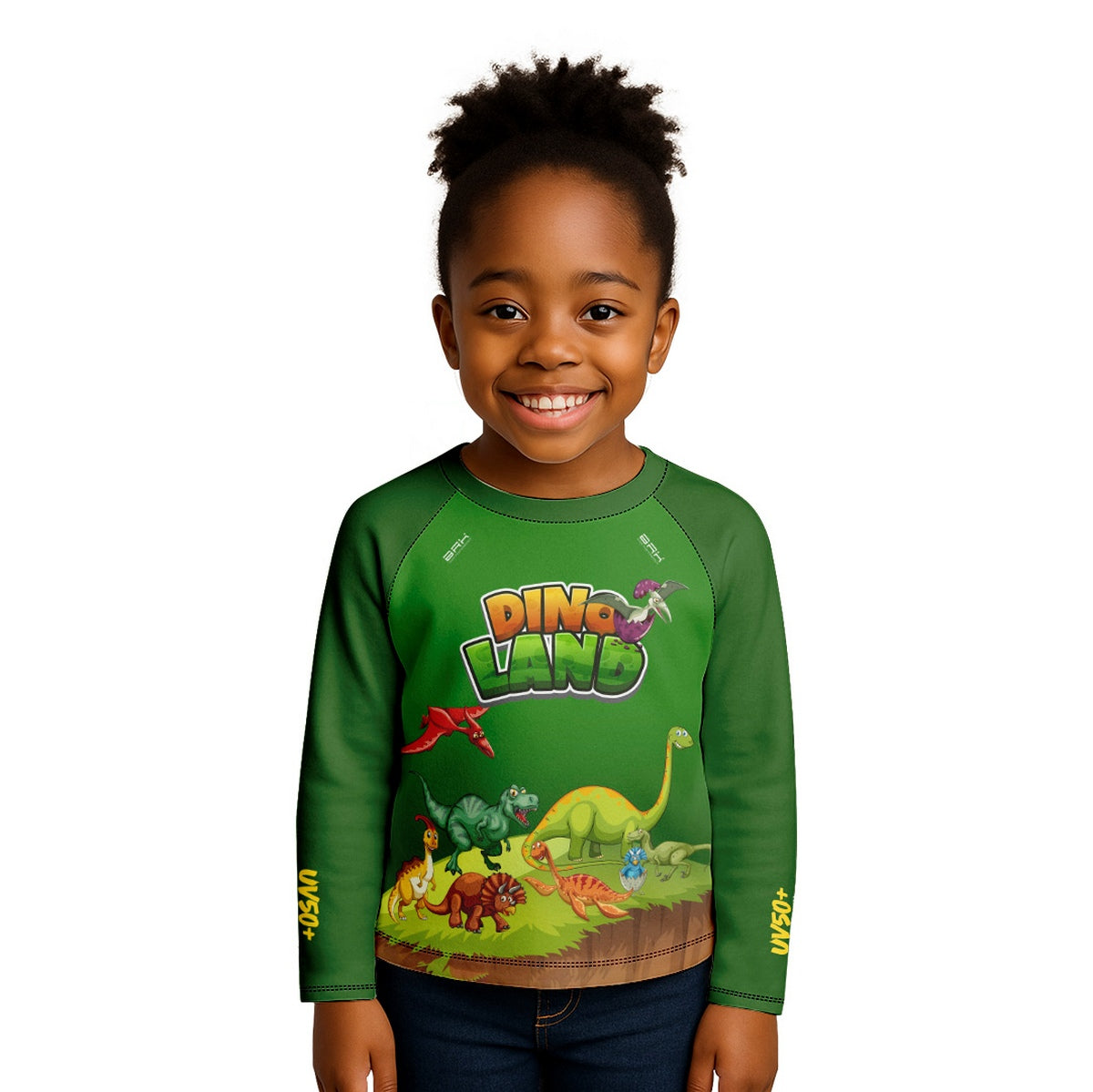 Camisa de Pesca Kids Brk Dino Land com Proteção UV50 - Brk Fishing