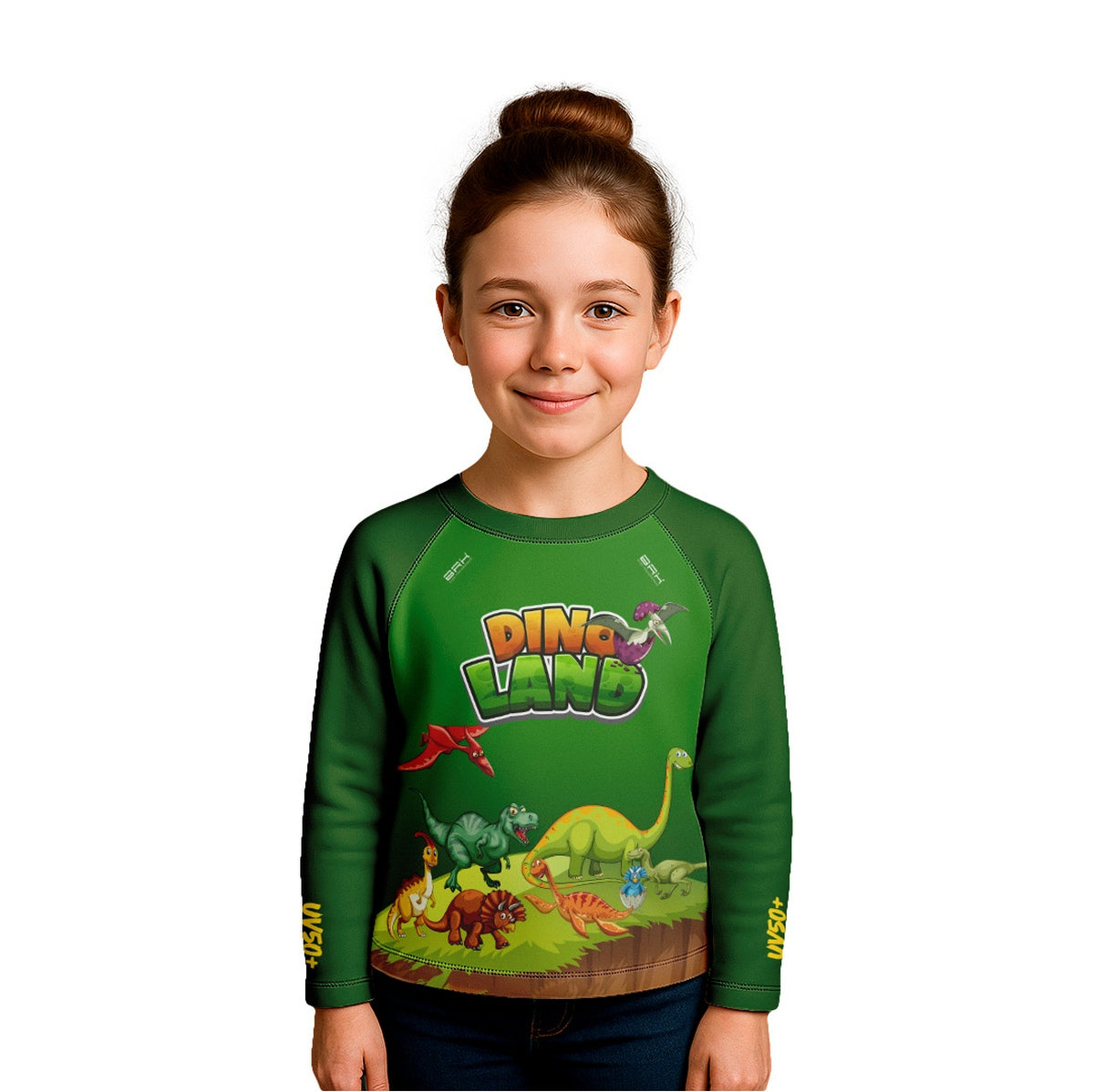 Camisa de Pesca Kids Brk Dino Land com Proteção UV50 - Brk Fishing