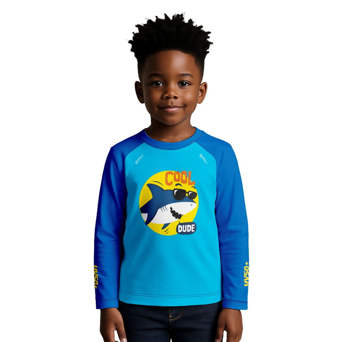 Camisa de Pesca Kids Brk Tubarão Descolado com Proteção UV50 - Brk Fishing
