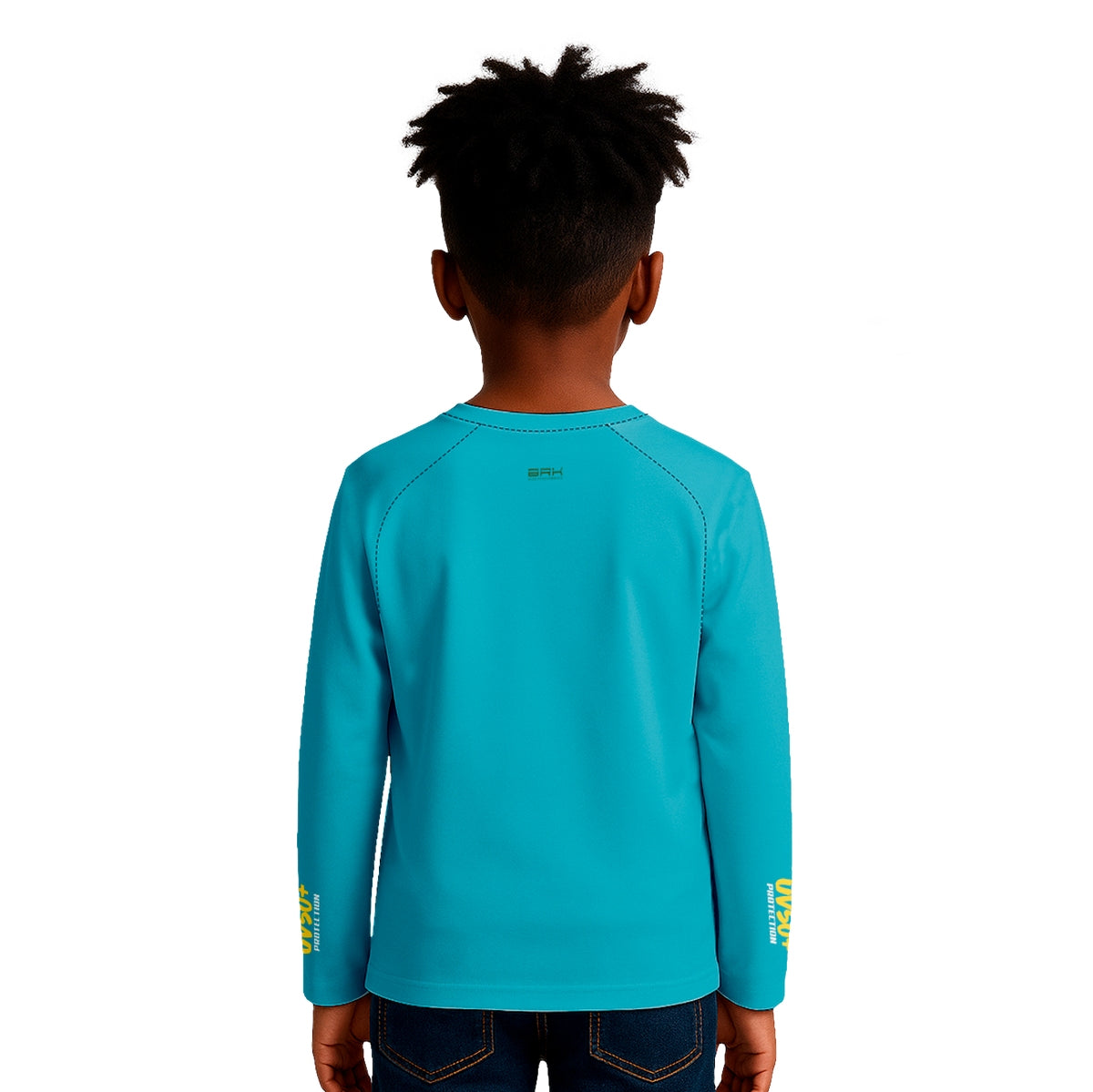 Camisa de Pesca Kids Brk Verde Pescador Mirim com Proteção UV50 - Brk Fishing