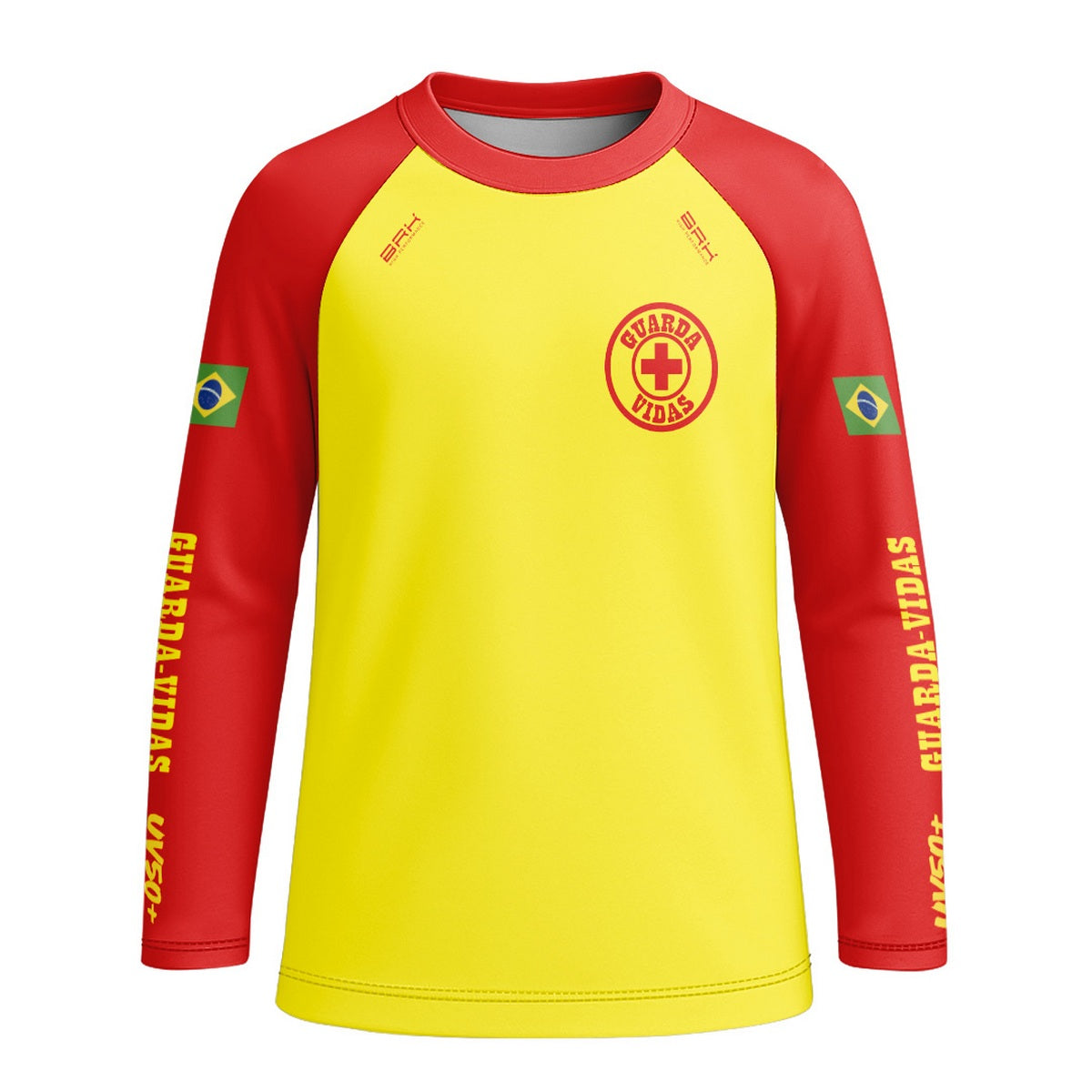 Camisa de Pesca Kids Brk Salva Vidas Mirim com Proteção UV50 - Brk Fishing