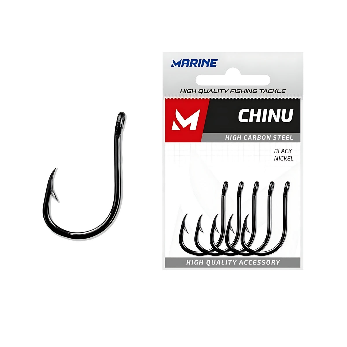 Anzol Chinu Marine Sports Black Nickel - Brk Fishing