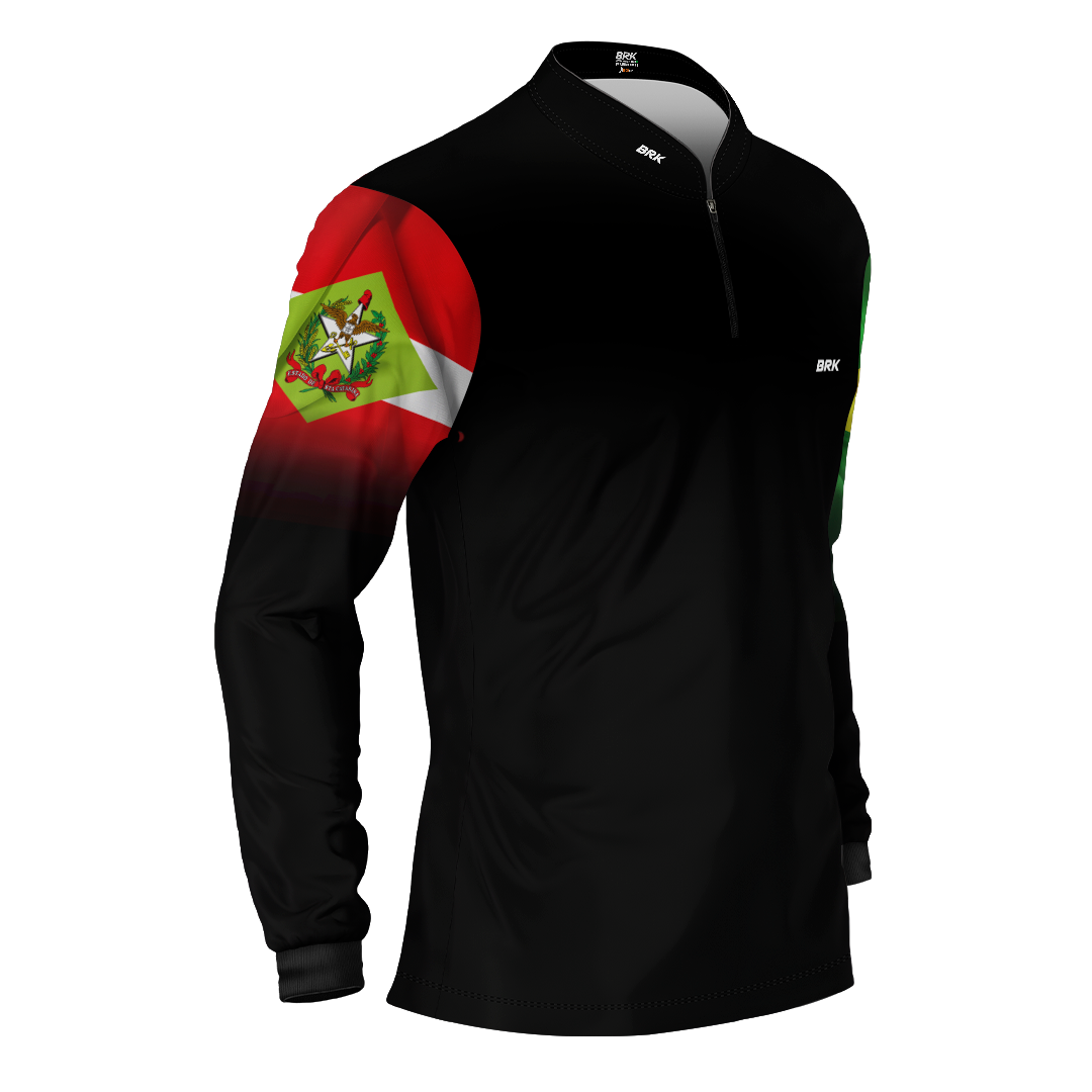 Camisa Brk Brasil Santa Catarina Brasil com Proteção Solar UV50+ - Brk Fishing