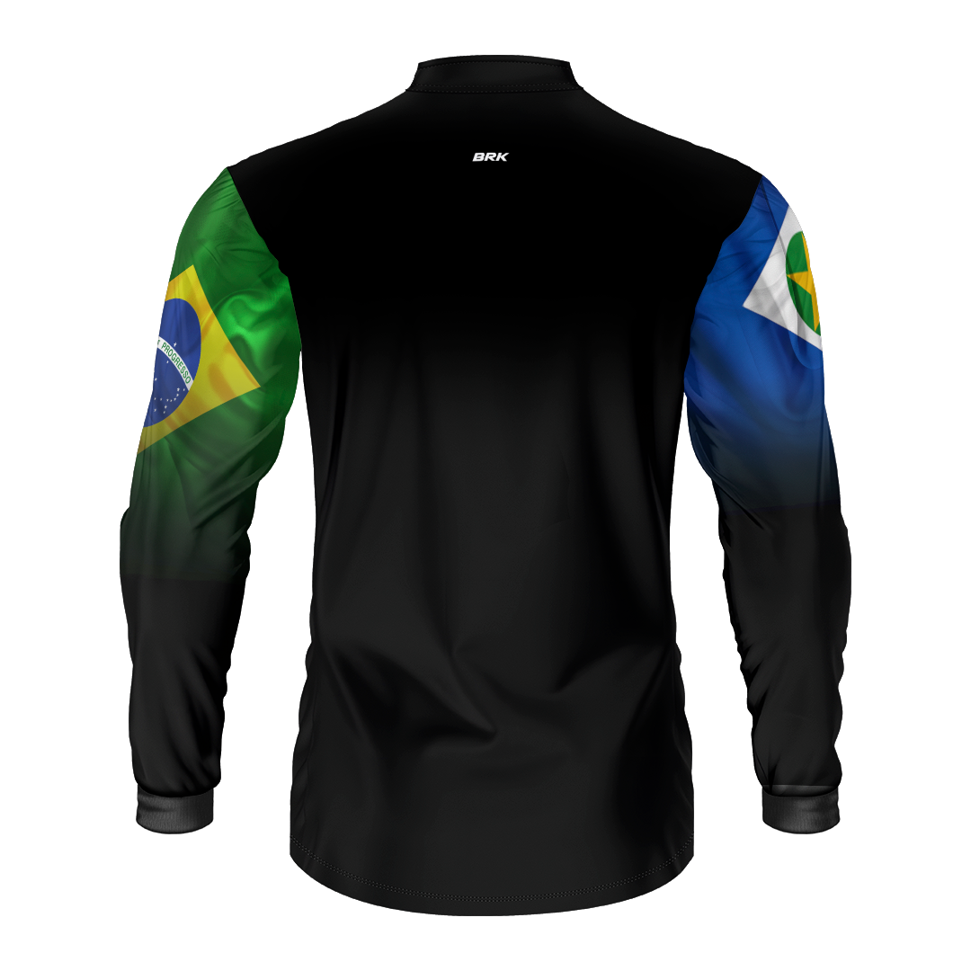 Camisa Brk Mato Grosso Brasil com Proteção Solar UV50+ - Brk Fishing