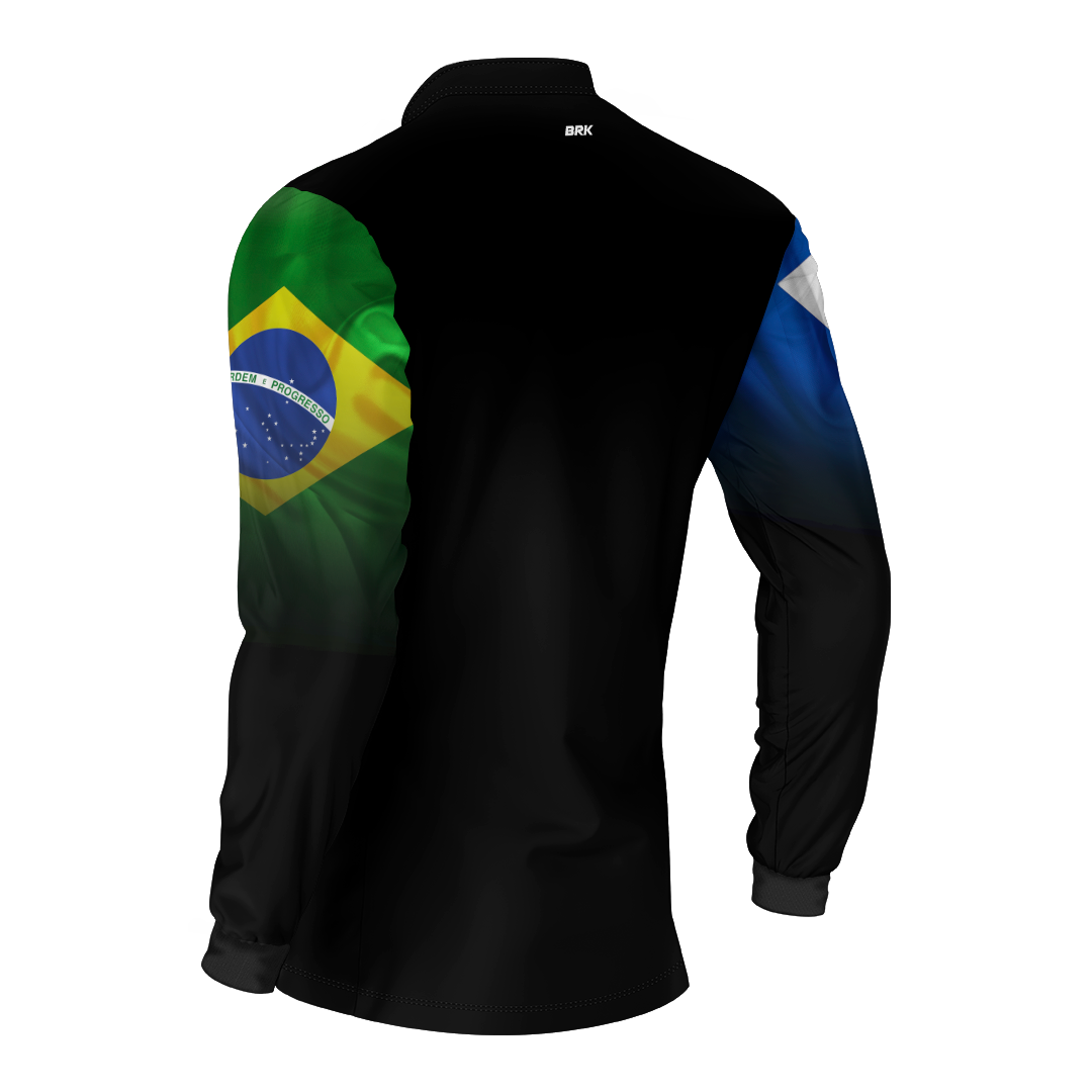 Camisa Brk Mato Grosso Brasil com Proteção Solar UV50+ - Brk Fishing