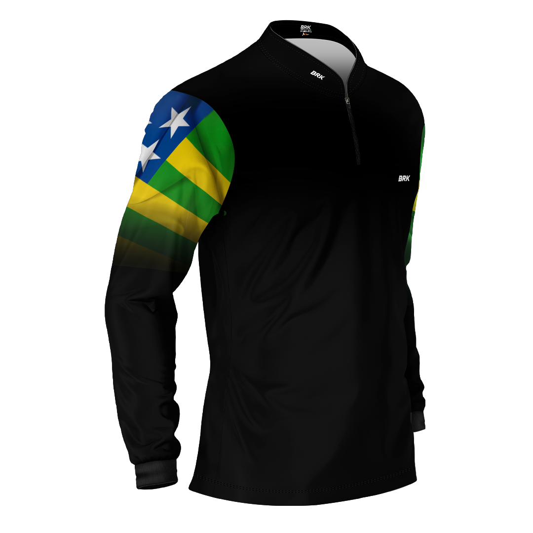 Camisa Brk Goiás Brasil com Proteção Solar UV50+ - Brk Fishing