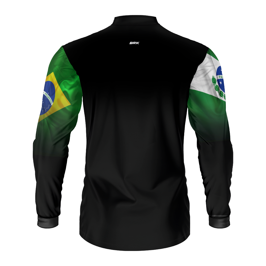 Camisa Brk Paraná Brasil com Proteção Solar UV50+ - Brk Fishing