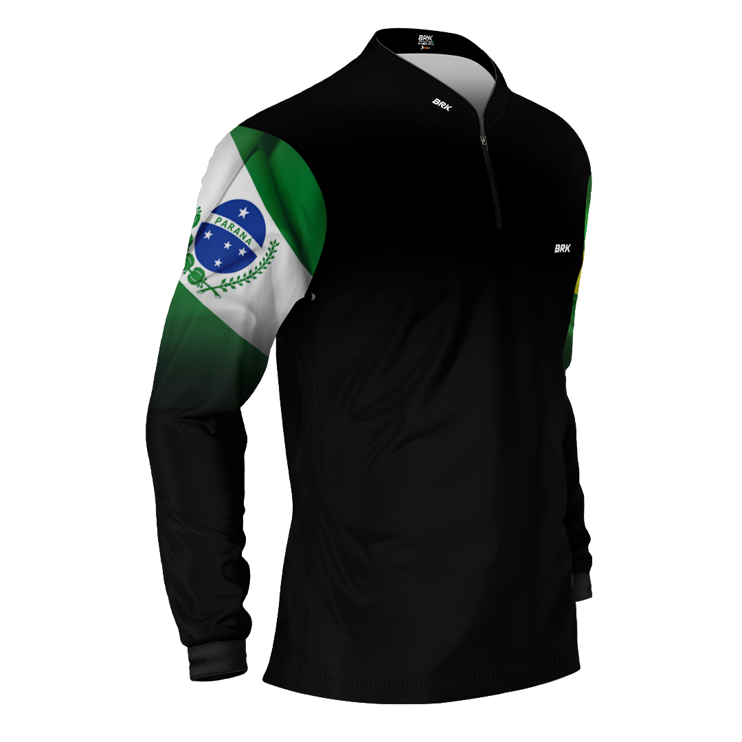 Camisa Brk Paraná Brasil com Proteção Solar UV50+ - Brk Fishing