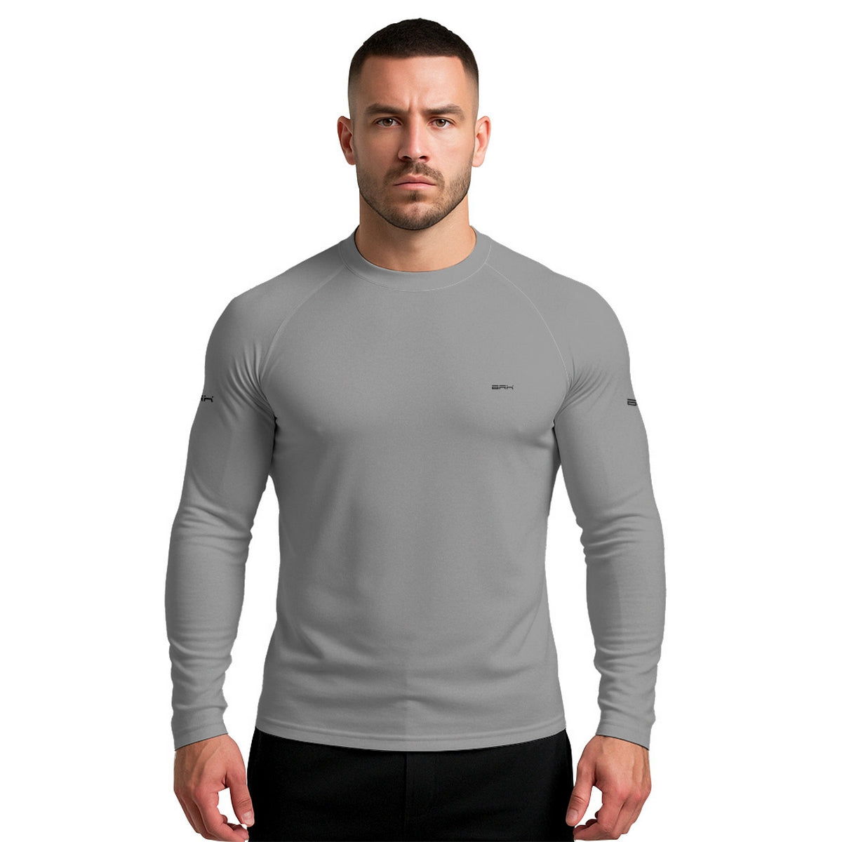 Camisa Segunda Pele Brk Clean Cinza Claro com Proteção UV50 - Brk Fishing