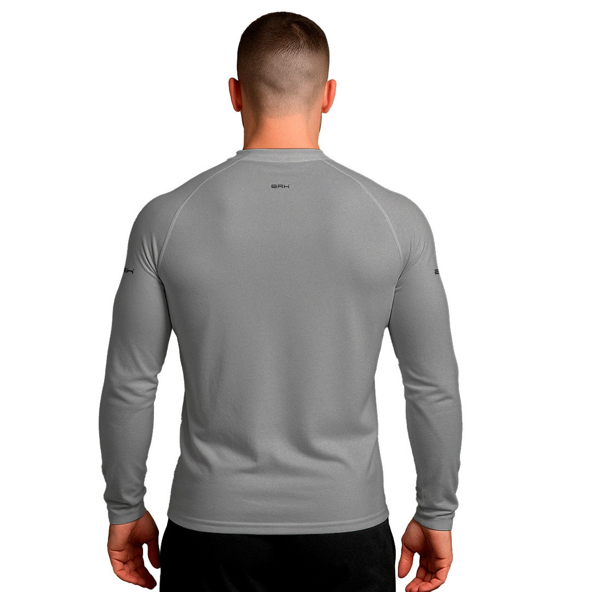 Camisa Segunda Pele Brk Clean Cinza Claro com Proteção UV50 - Brk Fishing