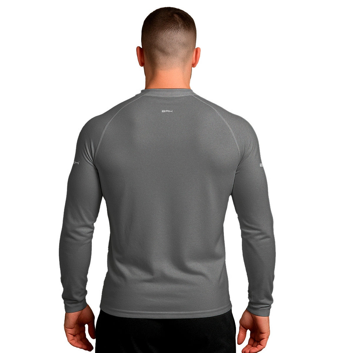 Camisa Segunda Pele Brk Clean Cinza Escuro com Proteção UV50 - Brk Fishing