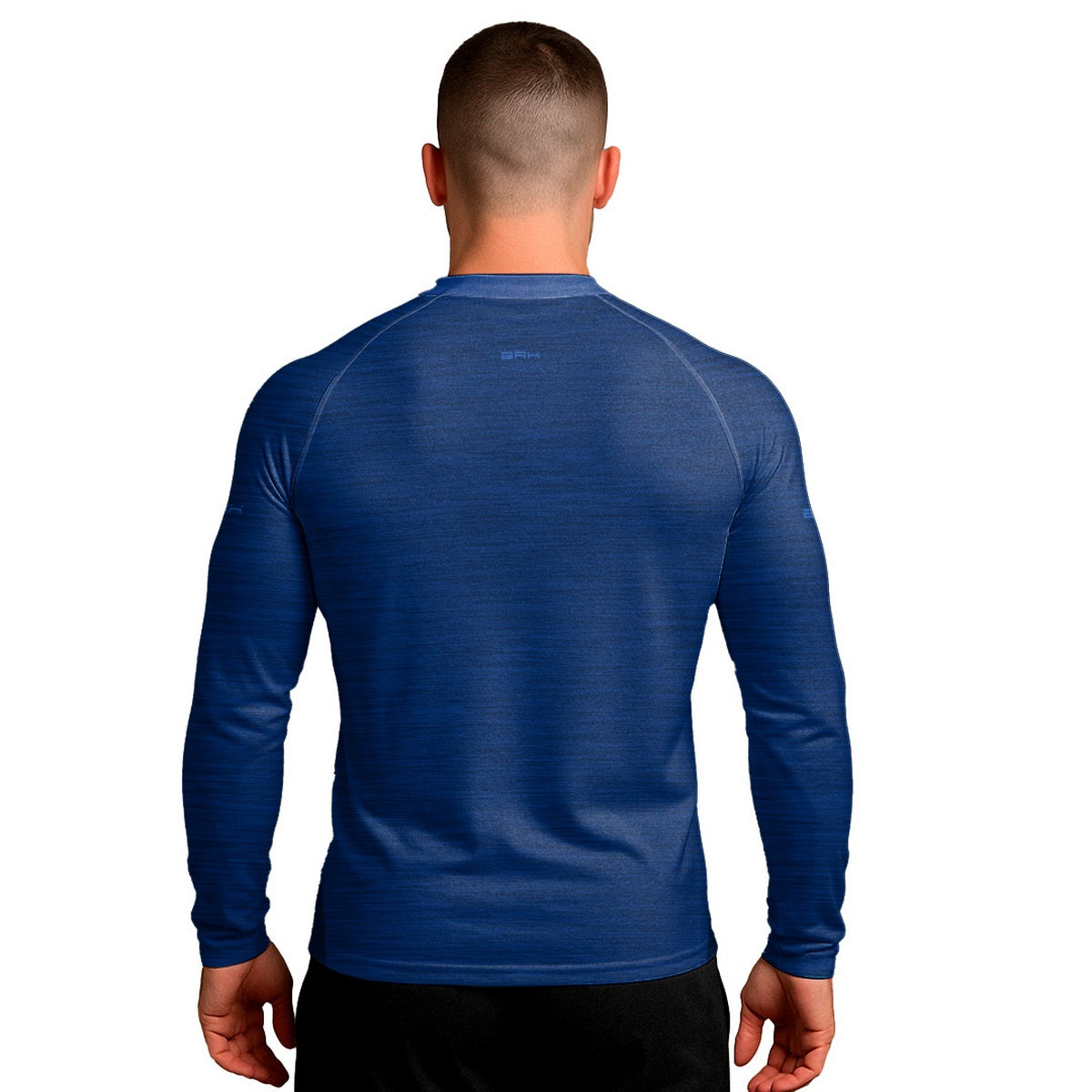 Camisa Segunda Pele Brk Clean Mescla Azul Royal com Proteção UV50 - Brk Fishing